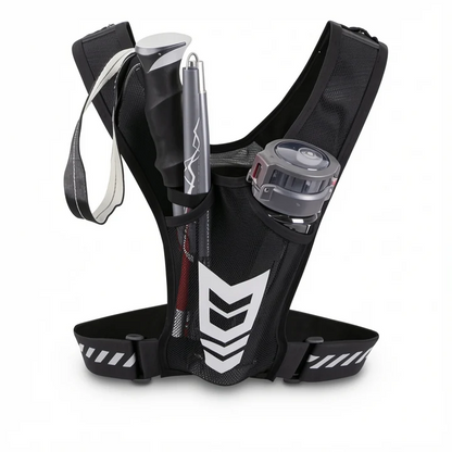 The TrailFlow Lightweight Running Vest with Hydration Bladder Holder and Phone Pocket
