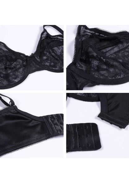 Enchante Unlined Non-padded Lace Underwire Bra