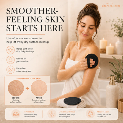 Exfoliating Scrub Bath Pads – Deep Exfoliation, Dead Skin Eraser, Reusable