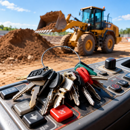 21-Piece Heavy-Duty Key Set – Solid Carbon Steel & Brass