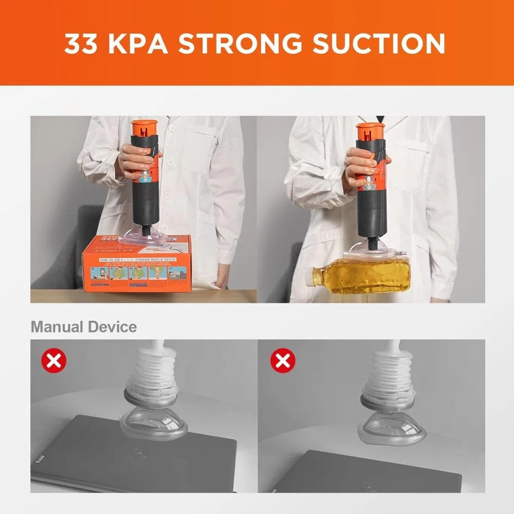 Emergency Anti-Choking Suction Device – Complete Family Safety Kit