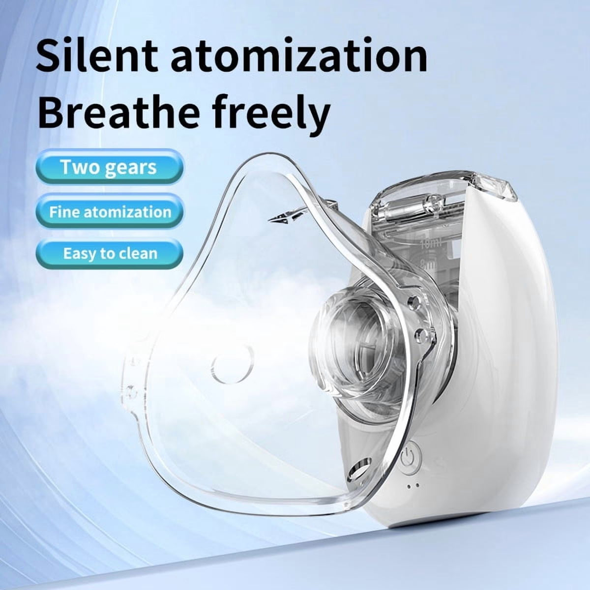 Portable Micro-Mesh Atomizer – Silent Handheld Mist Sprayer for Kids & Adults