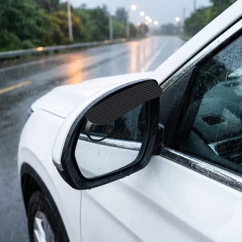 2-in-1 Side Mirror Rain Visors with Blind Spot Mirrors