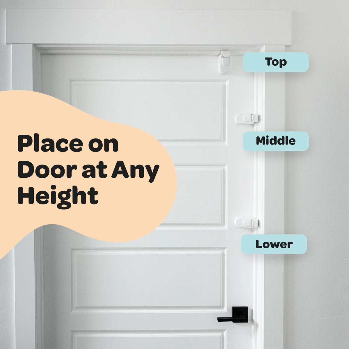 Premium Snap-On Child Safety Door Lock – No Tools or Adhesives Required