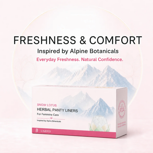Snow Lotus Feminine Care Steam Pads – Daily Botanical Freshness (8 Count)