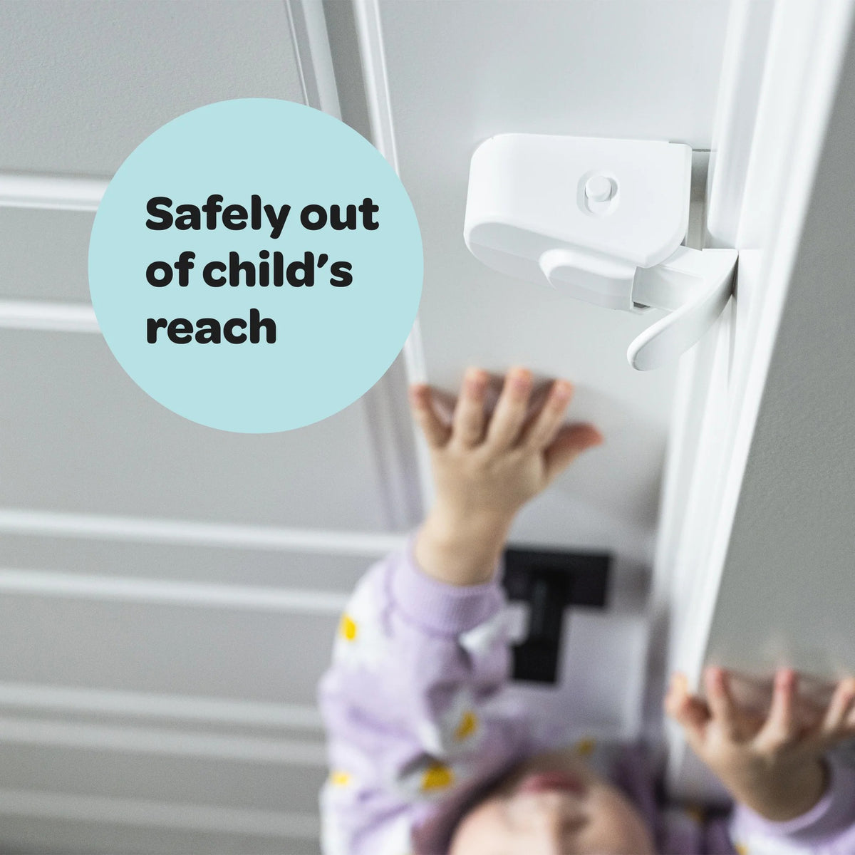 Premium Snap-On Child Safety Door Lock – No Tools or Adhesives Required