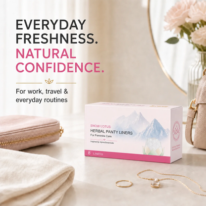 Snow Lotus Feminine Care Steam Pads – Daily Botanical Freshness (8 Count)