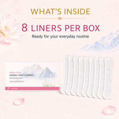 Snow Lotus Feminine Care Steam Pads – Daily Botanical Freshness (8 Count)