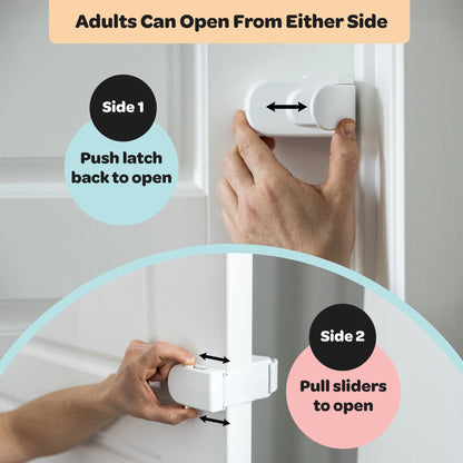 Premium Snap-On Child Safety Door Lock – No Tools or Adhesives Required