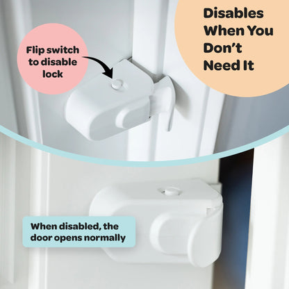 Premium Snap-On Child Safety Door Lock – No Tools or Adhesives Required