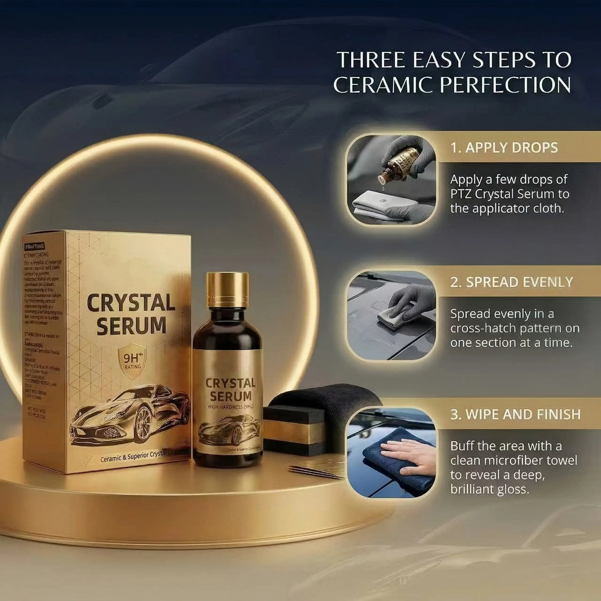 Graphene Ceramic Coating 9H – Long-Lasting Car Paint Protection 100ML