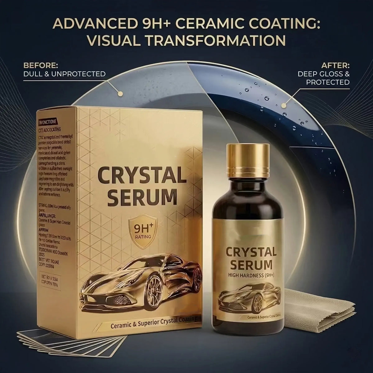 Graphene Ceramic Coating 9H – Long-Lasting Car Paint Protection 100ML