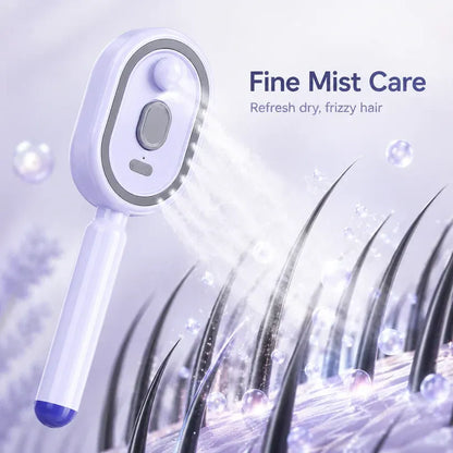 Electric Mist Scalp Massage Brush for Smooth Healthy Hair