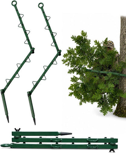 Portable Camouflage Branch Screening Stand for Tree Stands