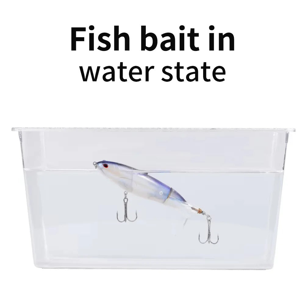5/10 PCS Topwater Rotating Tail Fishing Lure – Loud Splash Prop Bait