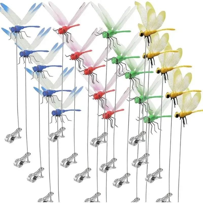 3D Dragonfly Clip – Garden Decor & Natural Fly Deterrent