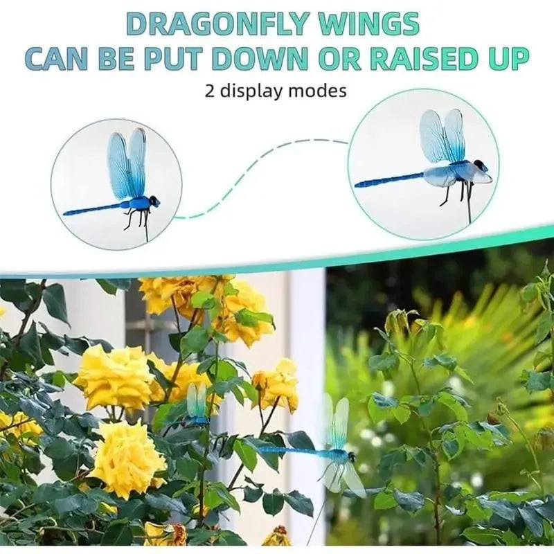 3D Dragonfly Clip – Garden Decor & Natural Fly Deterrent