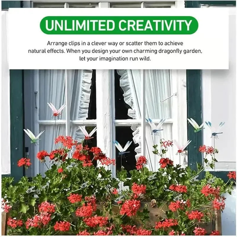 3D Dragonfly Clip – Garden Decor & Natural Fly Deterrent
