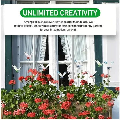 3D Dragonfly Clip – Garden Decor & Natural Fly Deterrent