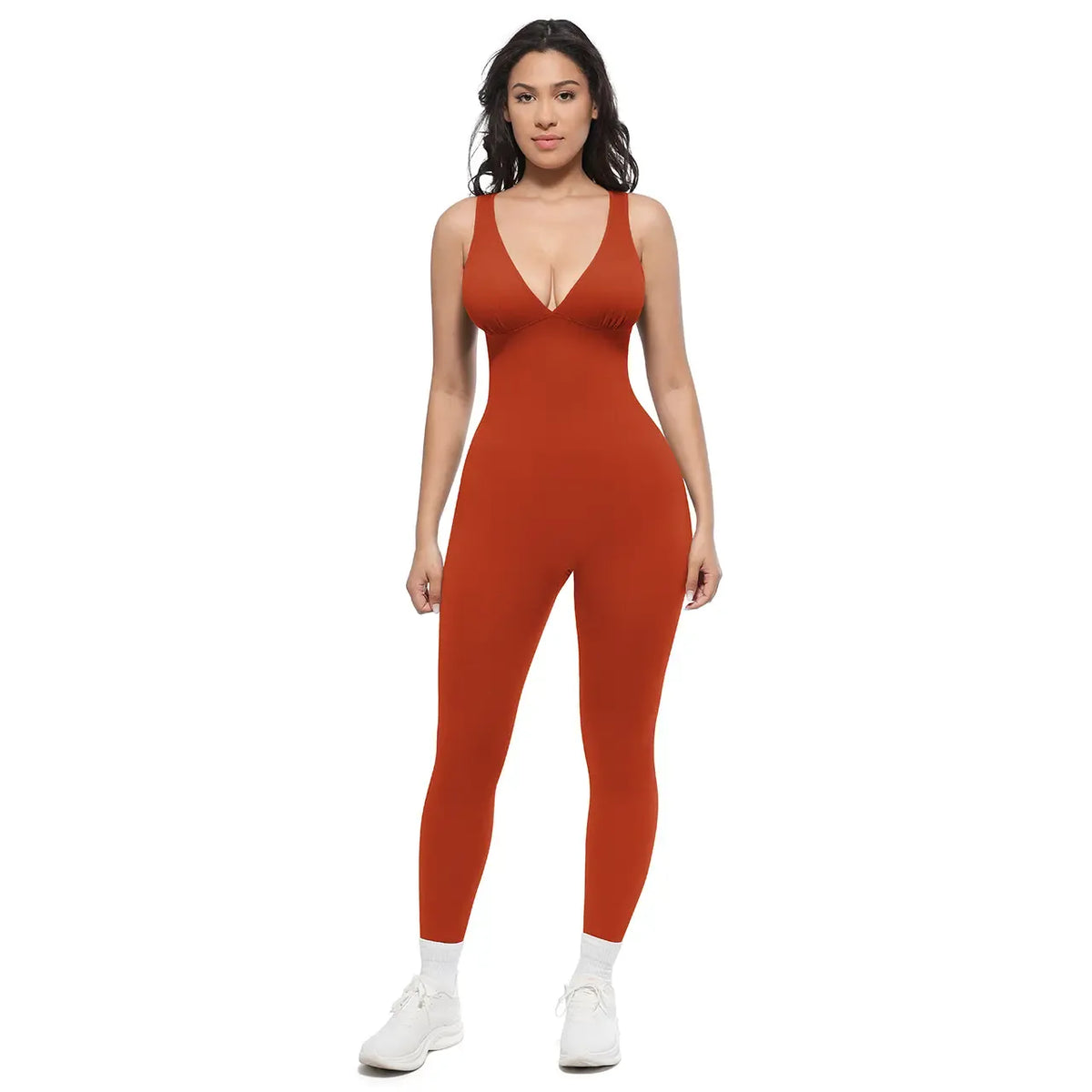 Deep V Sculpting Shapewear Bodysuit – Smooth, Lift & Shape Effortlessly