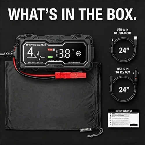 🔌GBX155 4250A Jump Starter – 10L Gas/8L Diesel, Smart Charger & Power Bank