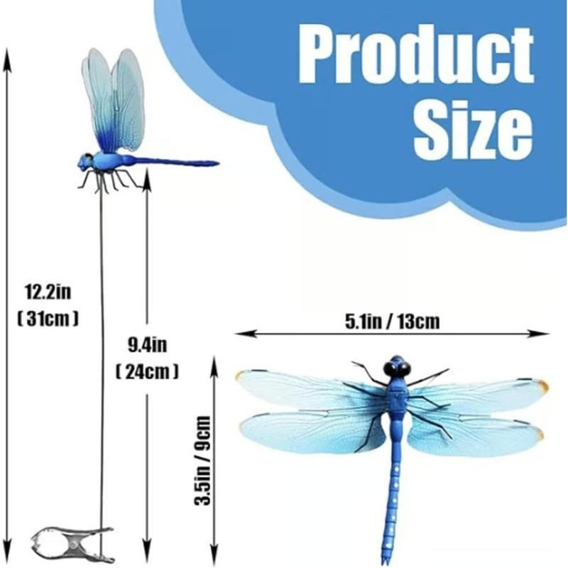3D Dragonfly Clip – Garden Decor & Natural Fly Deterrent
