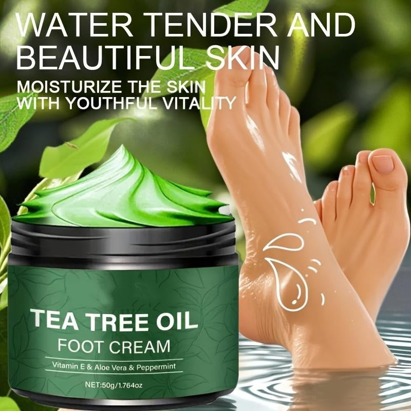 Tea Tree Foot Repair Cream – Hydrating Cracked Skin & Callus Care