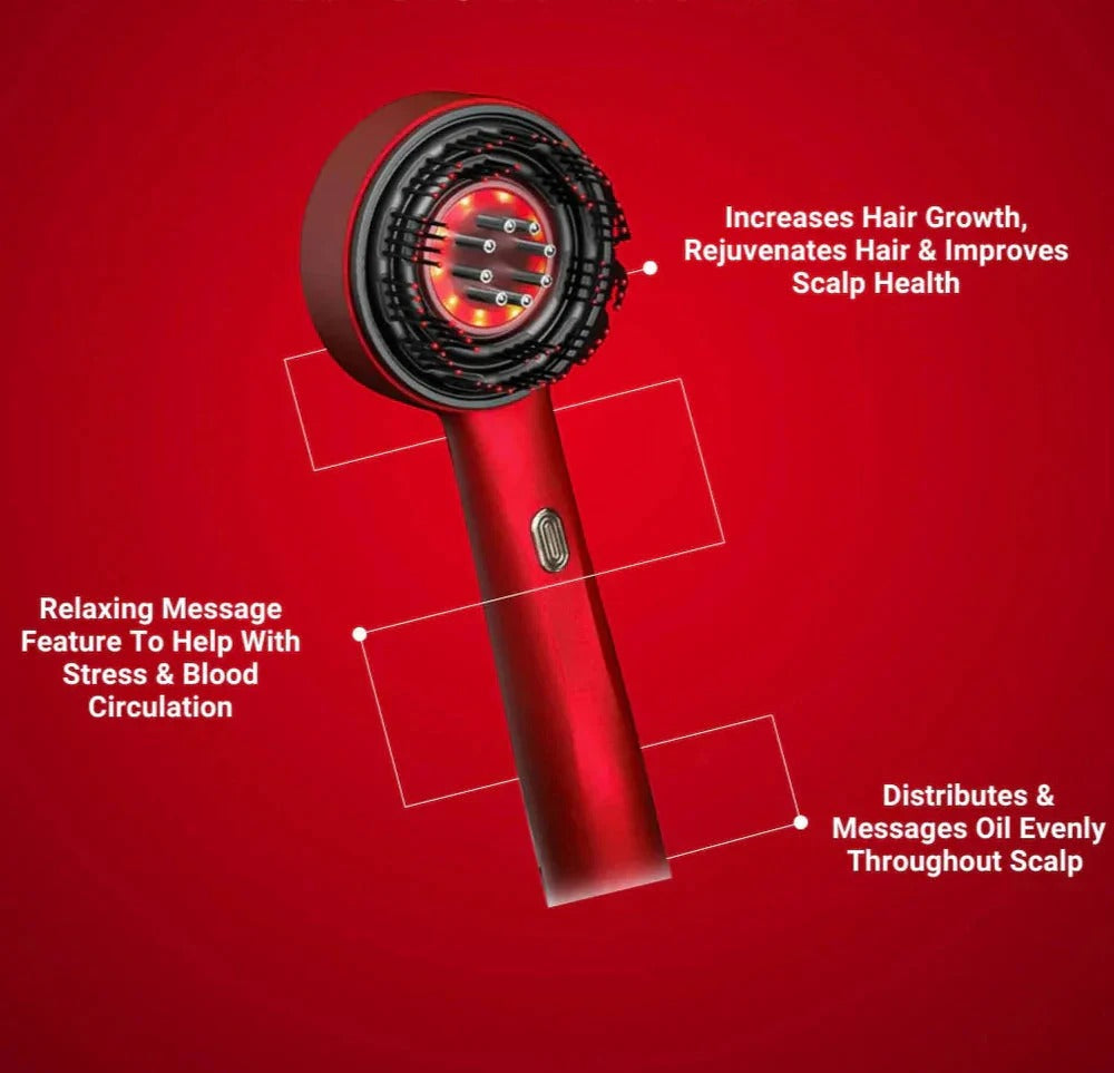 Laser Hair Growth Comb — Scalp Therapy & Regrowth System