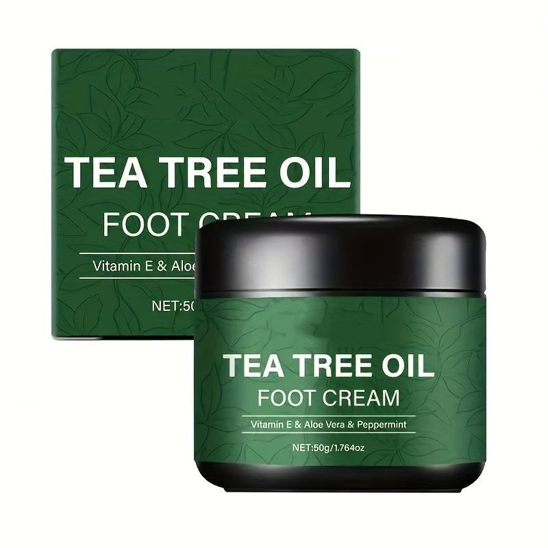 Tea Tree Foot Repair Cream – Hydrating Cracked Skin & Callus Care