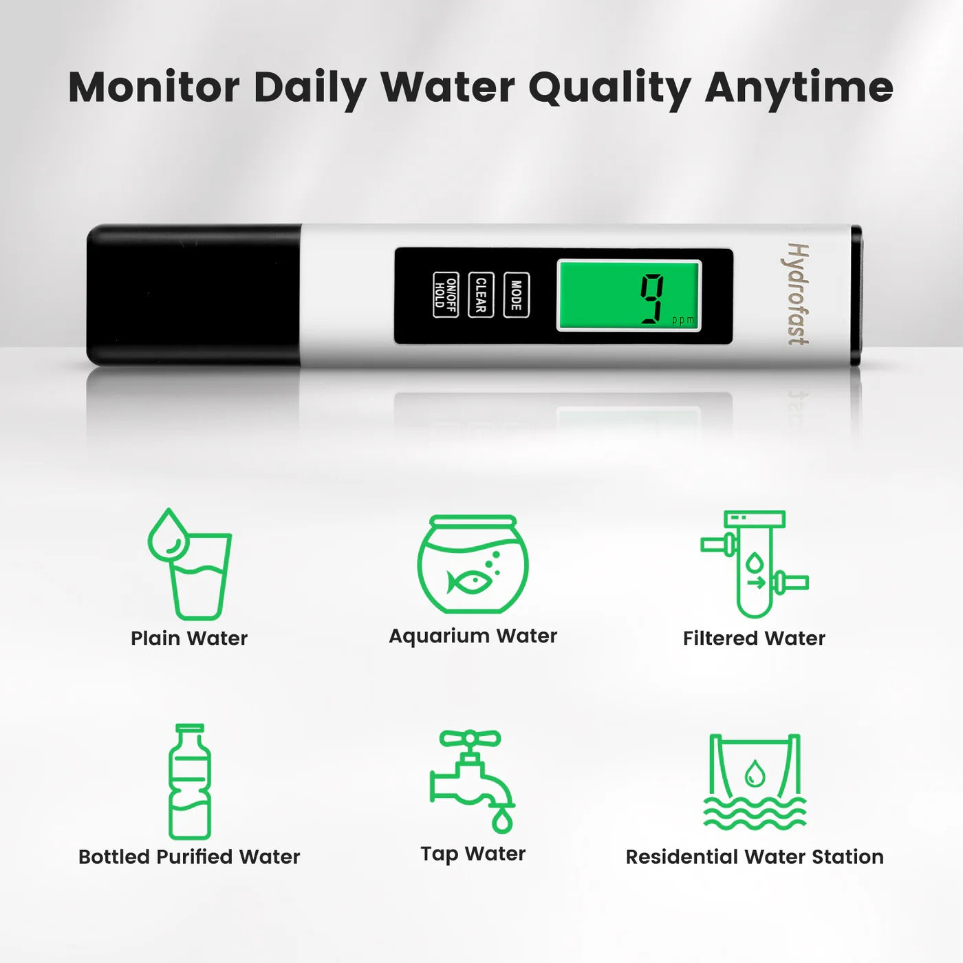 4-in-1 Digital TDS Water Tester for Drinking & Aquarium Use
