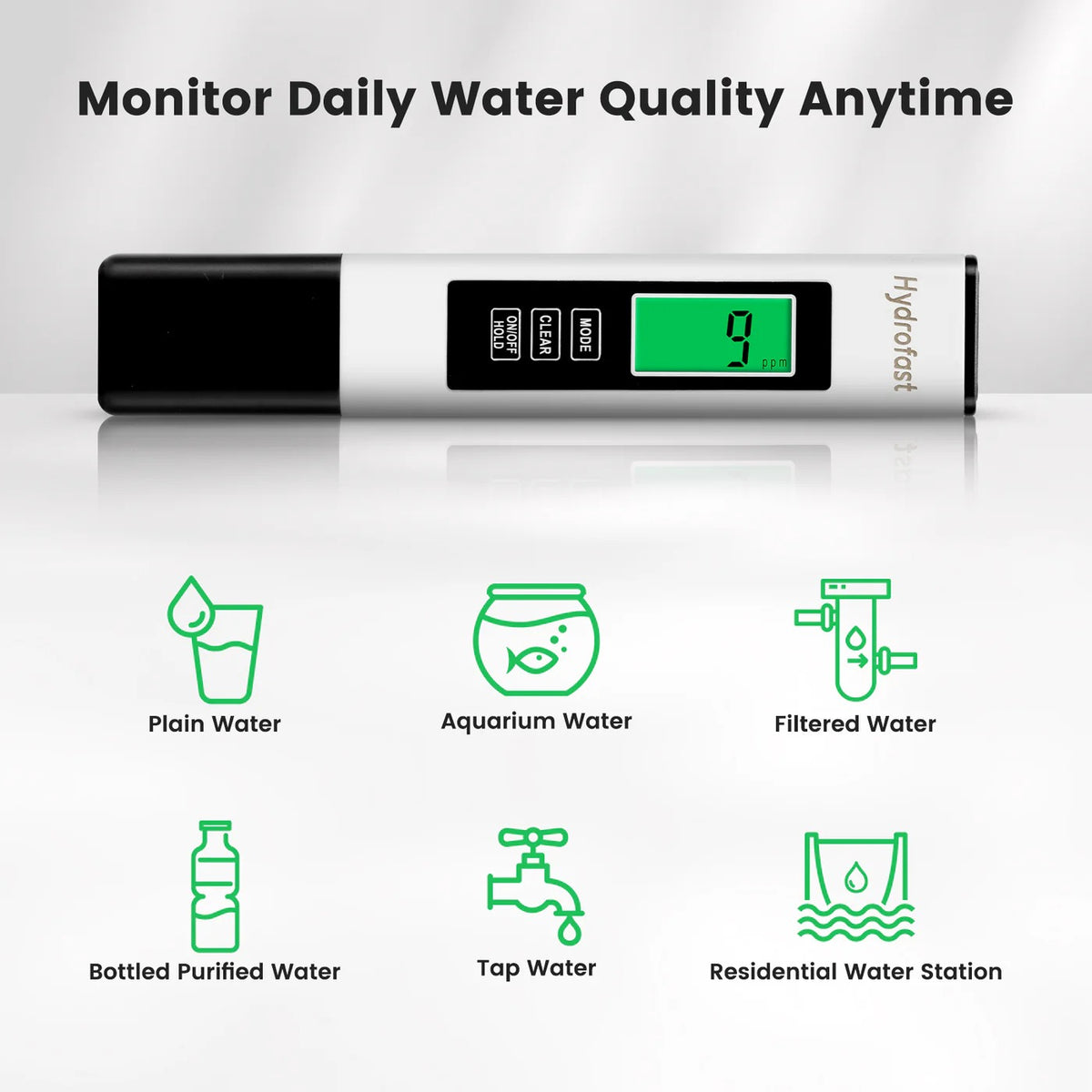 4-in-1 Digital TDS Water Tester for Drinking & Aquarium Use