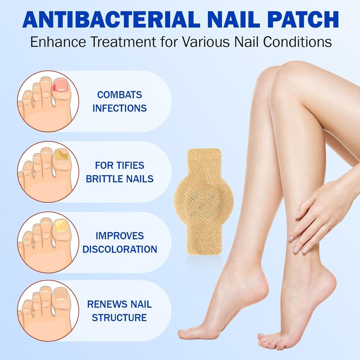 🔥Buy 1 Get 1 Free🔥Nail Repair Patches for Stronger, Healthier, and Beautiful Nails
