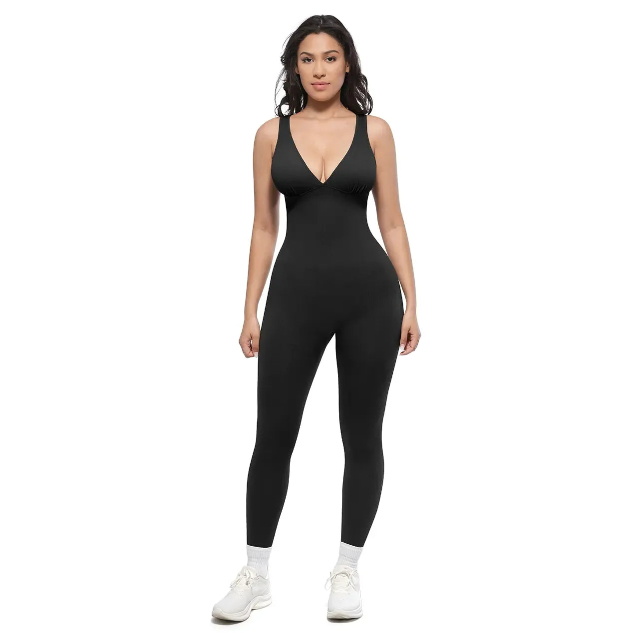 💜Deep V Sculpting Shapewear Bodysuit – Smooth, Lift & Shape Effortlessly
