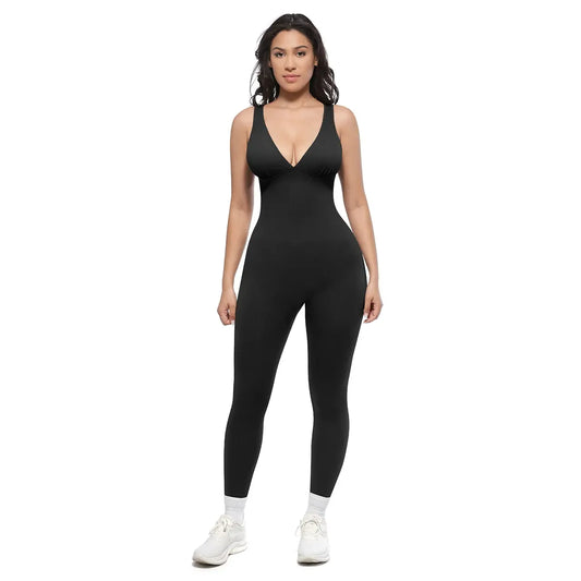 Deep V Sculpting Shapewear Bodysuit – Smooth, Lift & Shape Effortlessly