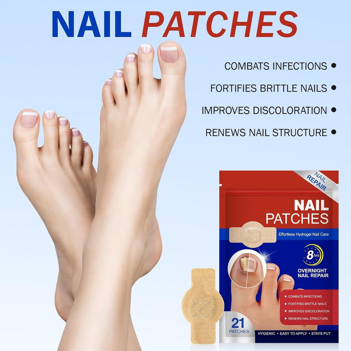 🔥Buy 1 Get 1 Free🔥Nail Repair Patches for Stronger, Healthier, and Beautiful Nails