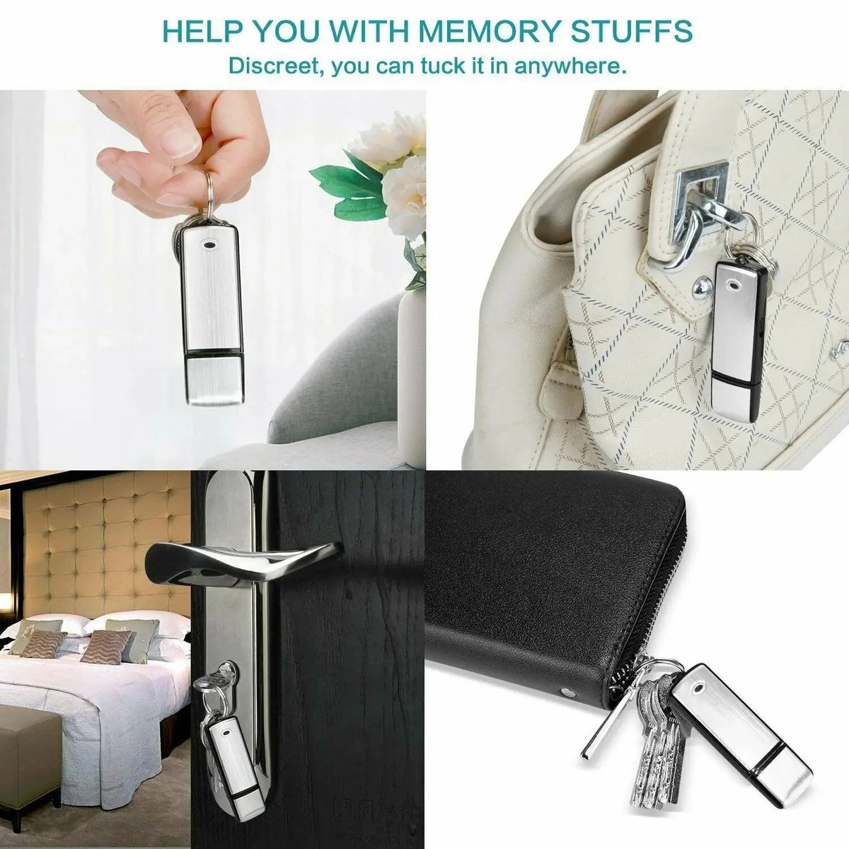 2-in-1 USB Voice Recorder with Smart Noise Reduction
