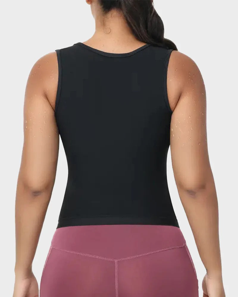 Women’s Sauna Sweat Waist Trainer Tank – Body Shaping Vest