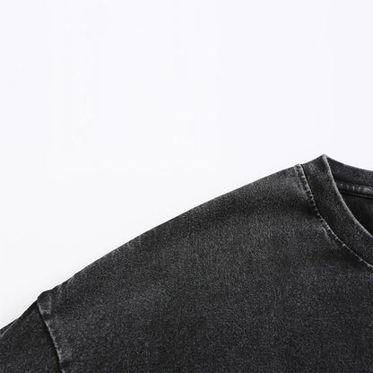 Men’s Oversized Vintage Washed T-Shirt (4pcs) – Loose Fit Cotton Tee