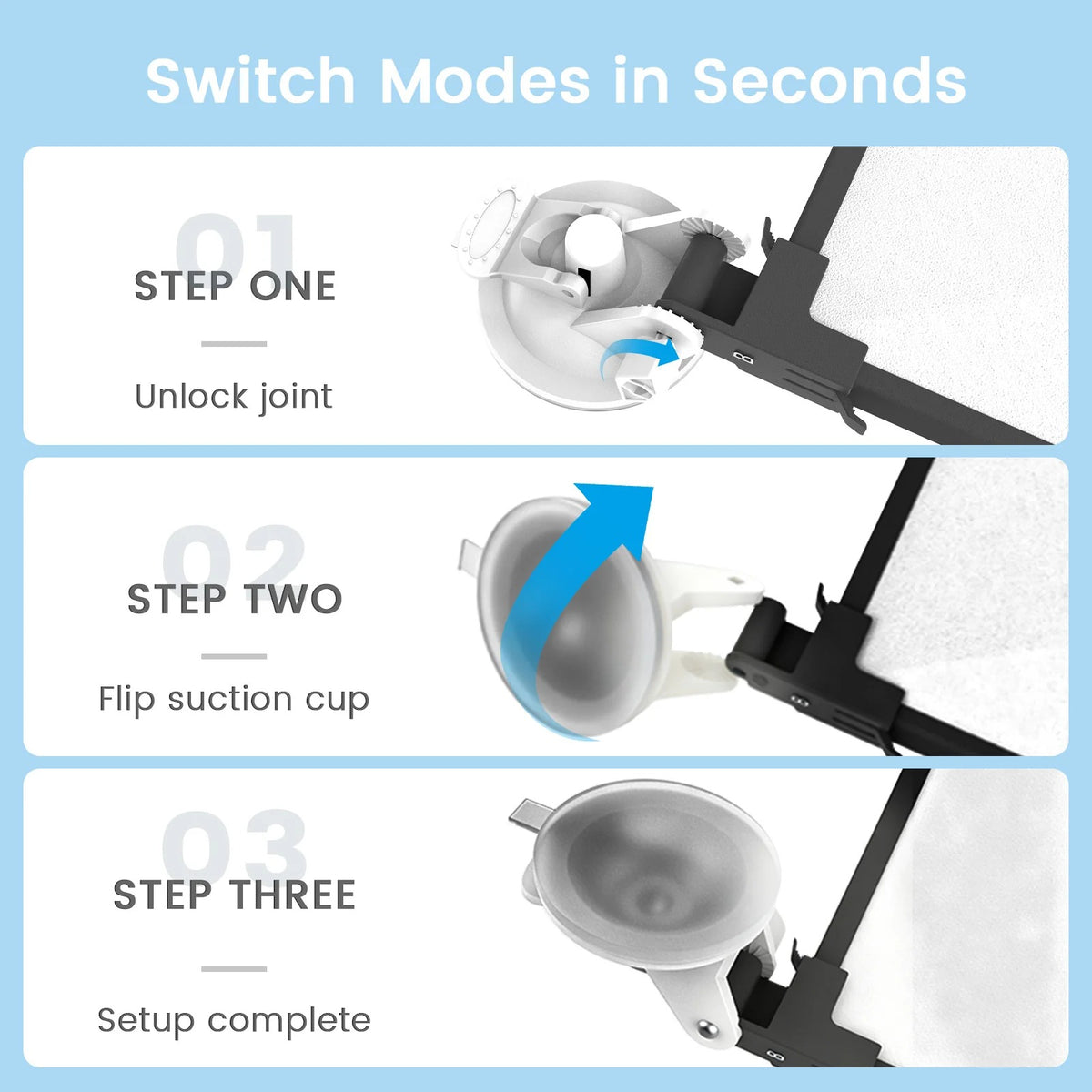 Starlink Mini Mount – Strong Suction Cup Holder for Sunroof, Window & Roof