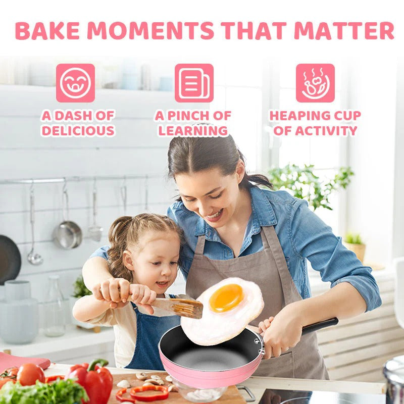 Kids Real Cooking Mini Kitchen Set – 22PCS Pretend Play Toy