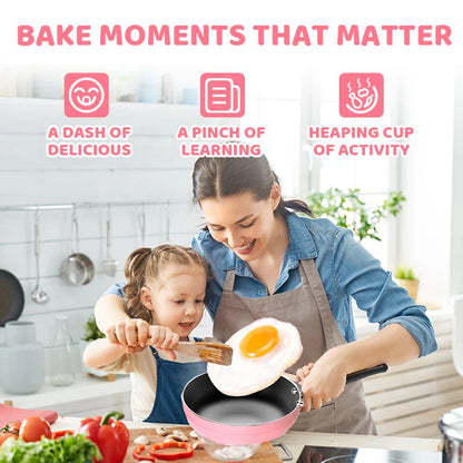 Kids Real Cooking Mini Kitchen Set – 22PCS Pretend Play Toy