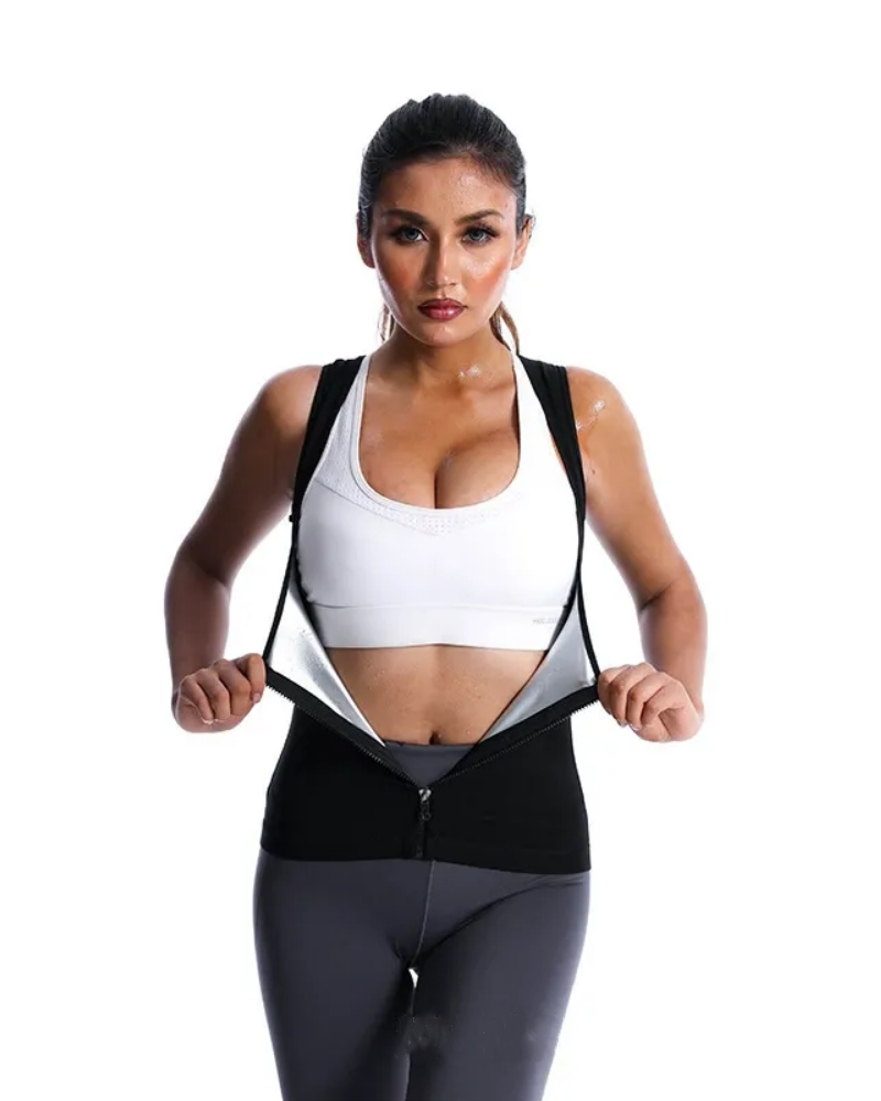 Women’s Sauna Sweat Waist Trainer Tank – Body Shaping Vest
