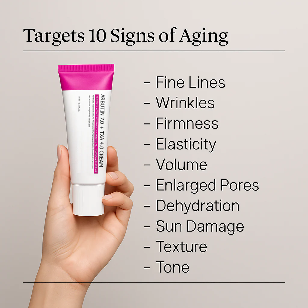 Arbutin 7% + Tranexamic Acid 4% Cream – LIMITED TIME OFFER
