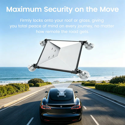 Starlink Mini Mount – Strong Suction Cup Holder for Sunroof, Window & Roof