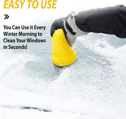 Electric Windshield Ice Scraper – USB Rechargeable Snow Remover