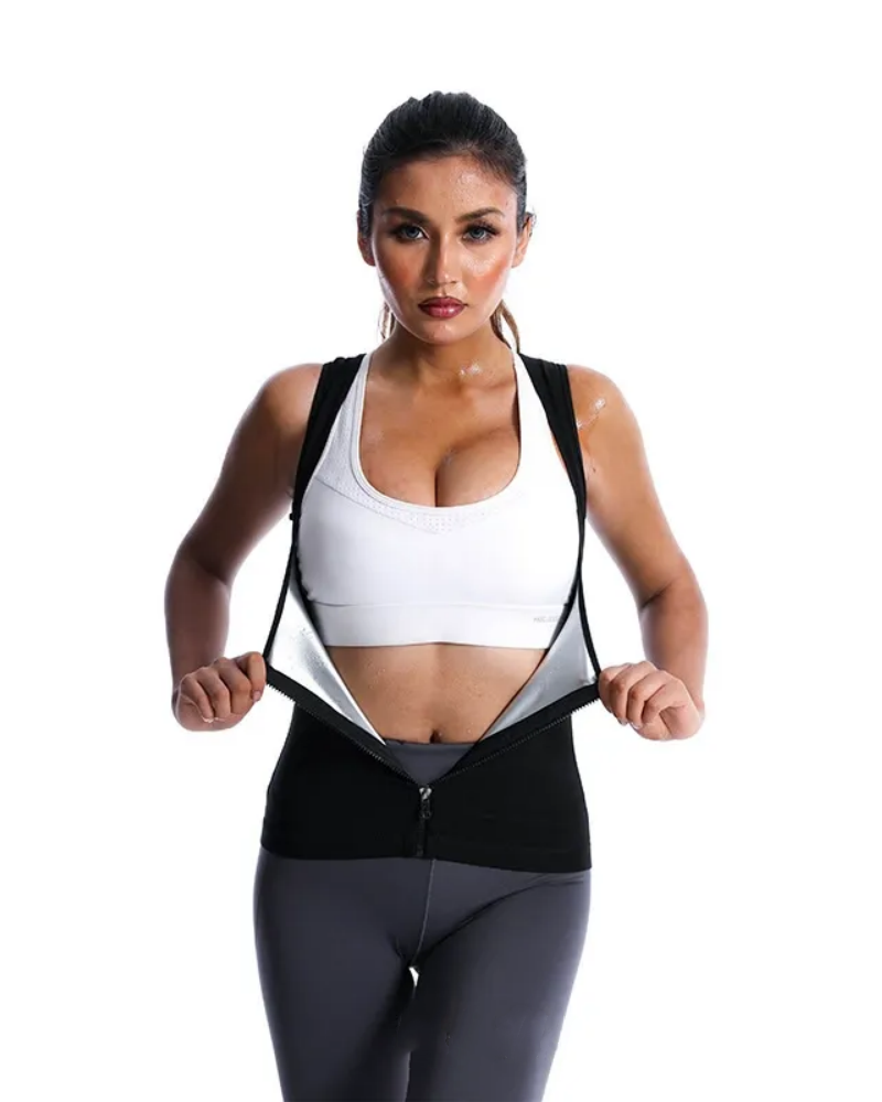 Women’s Sauna Sweat Waist Trainer Tank – Body Shaping Vest
