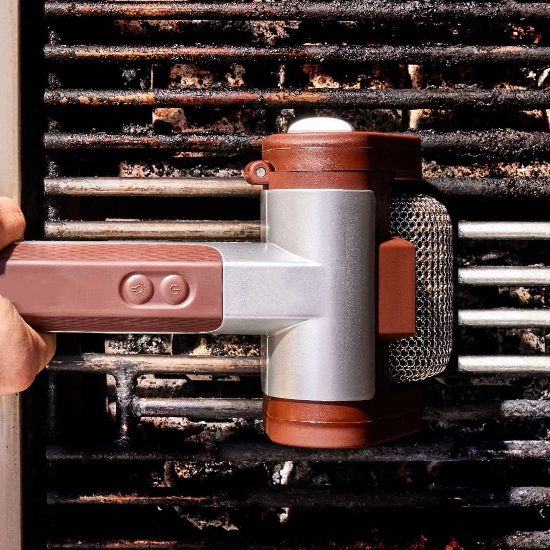Electric Bristle-Free Grill Brush – Steam Cleaning BBQ Scraper Tool