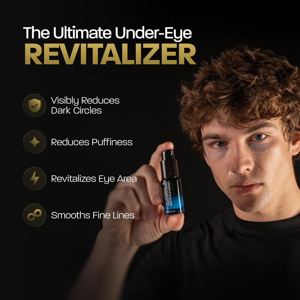 Buy 1 Get 1 Free 🔥 Men's Brightening Under Eye Elixir – De-Puff, Revitalize & Glow Instantly