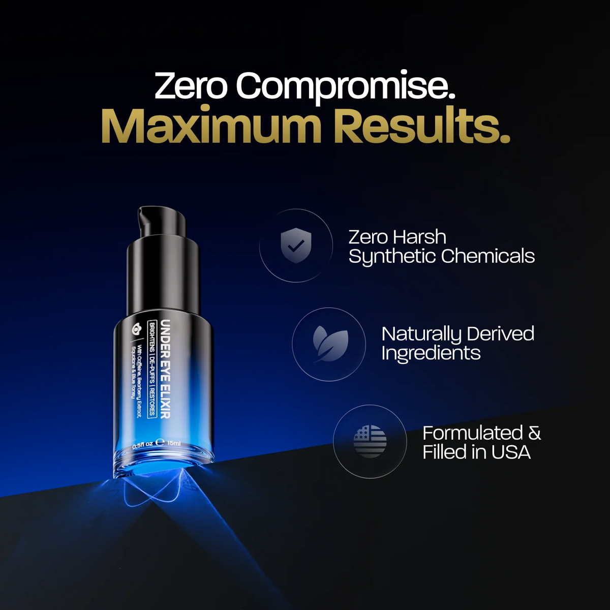 Buy 1 Get 1 Free 🔥 Men's Brightening Under Eye Elixir – De-Puff, Revitalize & Glow Instantly