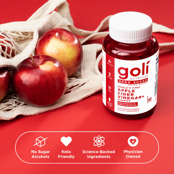 Zero Sugar 3-in-1 Gut Health Gummies – ACV + Probiotics + Vitamins